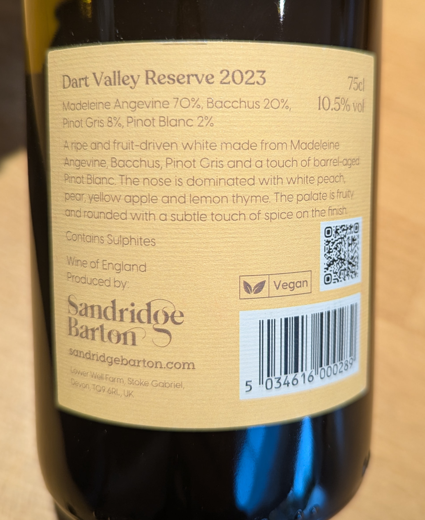 Sharpham Dart Valley Reserve 2023 image 1