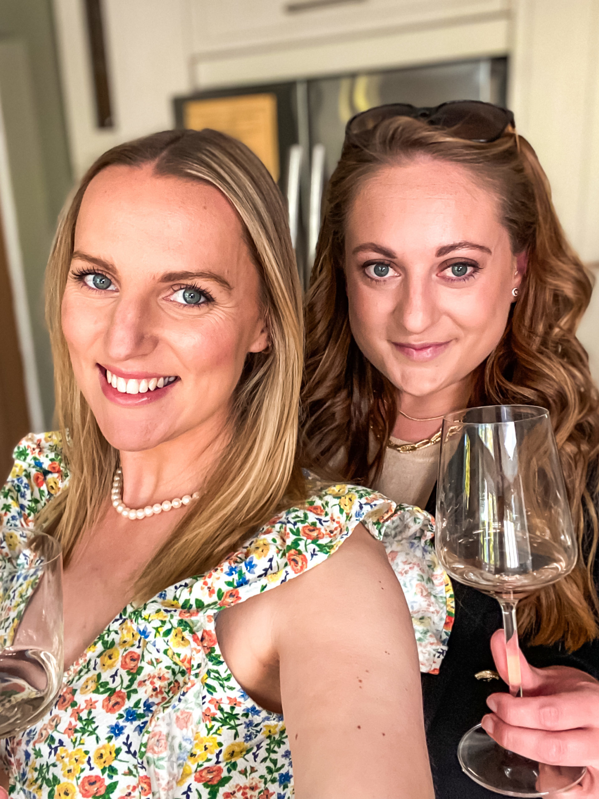 English wine tasting with Becky & Sara